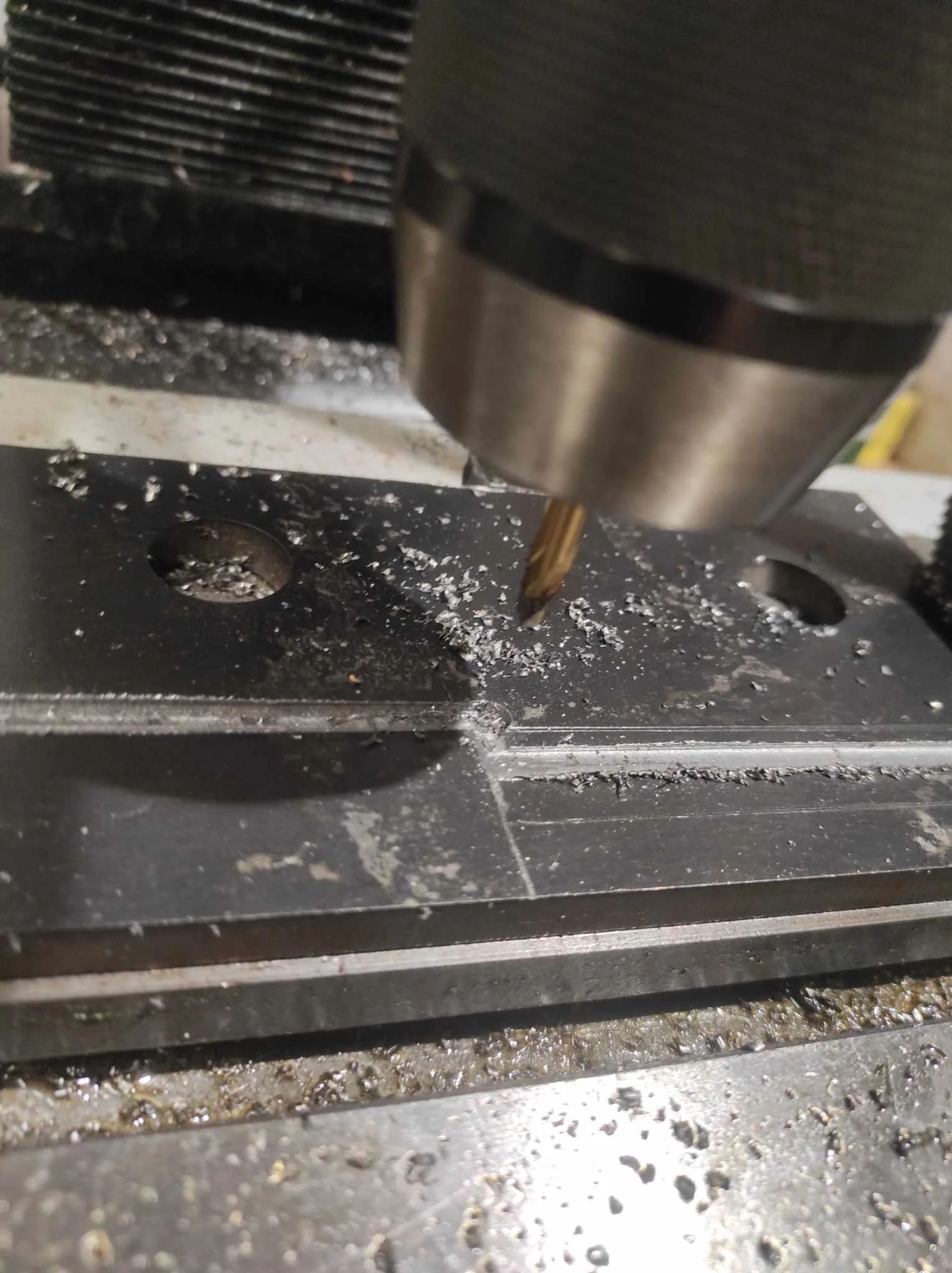 Zdjęcie procesu skrawania