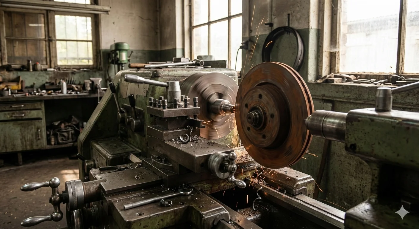 Przetaczanie tarcz hamulcowych